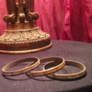 Black suede bracelets